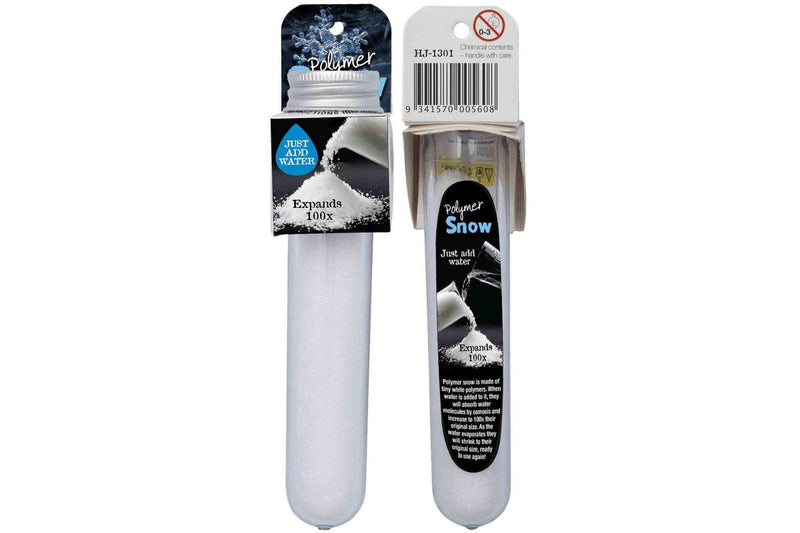 4x Heebie Jeebies Test Tube Kids SCI Experiment Artificial Winter Polymer Snow