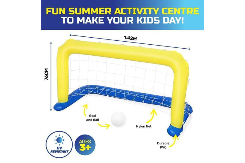 Costcom Water Polo Swimming Set Inflatable Pool Games UV Resistant 1.4m x 76cm