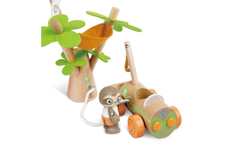 Hape Tree Planting E-car Educational Playset Toddler Learning Activity Toy 3+