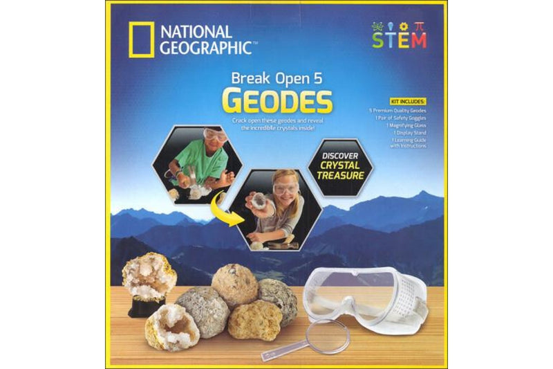 National Geographic: Break Your Own Geodes (5pcs)