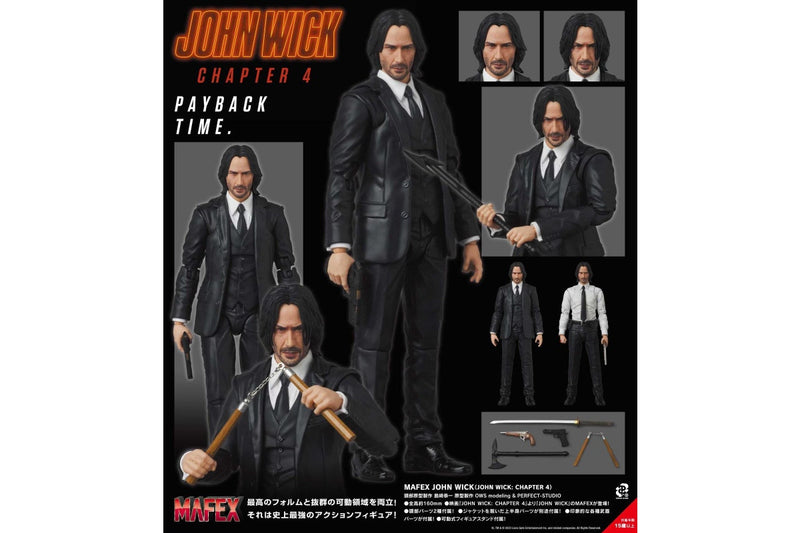 John Wick (Chapter 4) - Mafex Action Figure