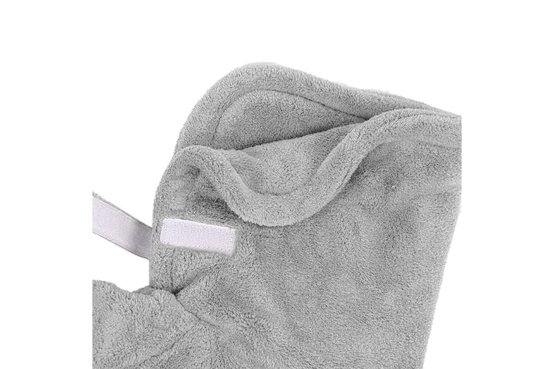 Petswol: Quick Drying Pet Bathrobe - Grey (L)