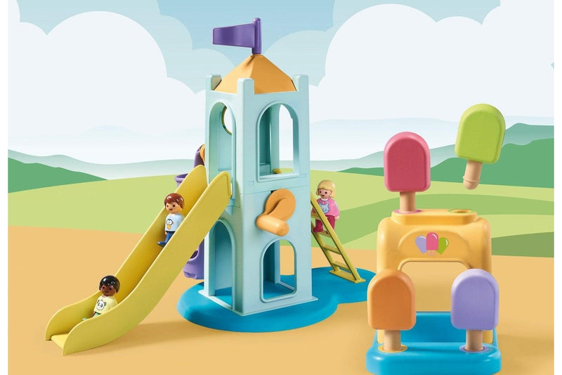 Playmobil: 1.2.3 Adventure Tower with Ice cream Booth (71326)