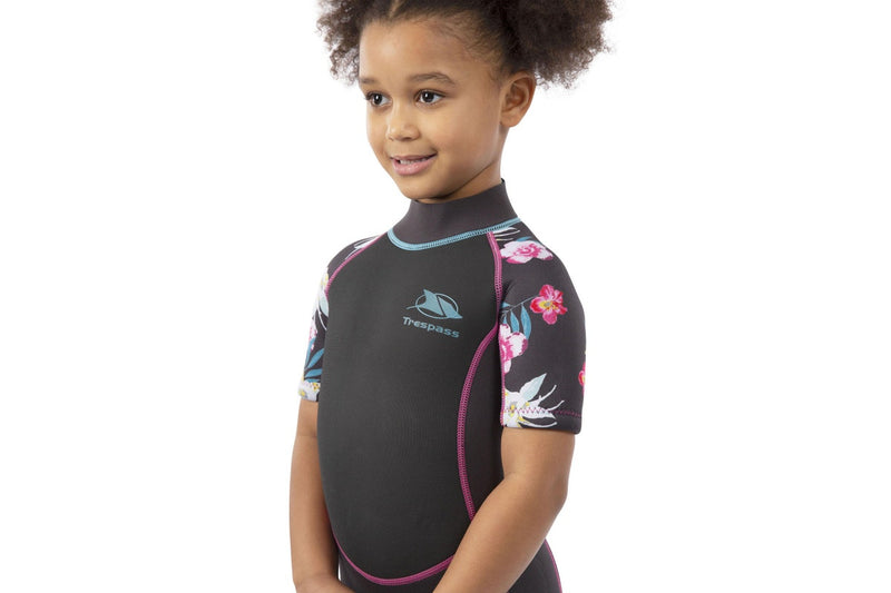 Trespass Childrens/Kids Posie Wetsuit (Dark Grey) (7-8 Years)