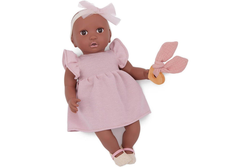 LullaBaby: 14" Outfit - Pink Dress with Shoes