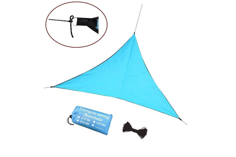 Triangle Sun Shade Sail Lightweight Cover Shelter Waterproof Outdoor Tent 300 X Cm Canopies & Shelters