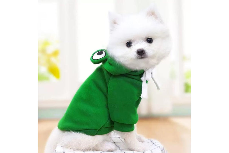 PETSWOL Large Pet Jacket - Frog