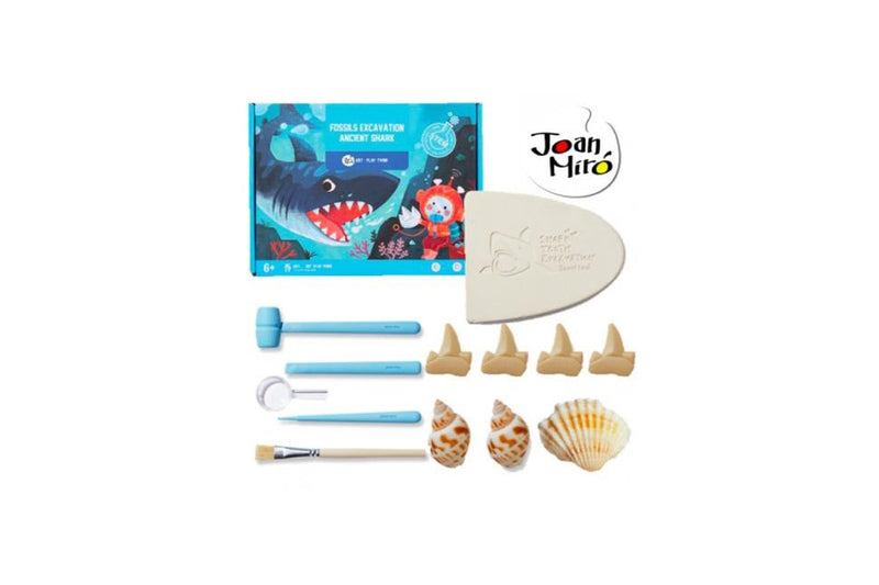 Jarmelo Fossils Excavation Kit Shark Digging Fun Activity Play Set Game Toy 6+