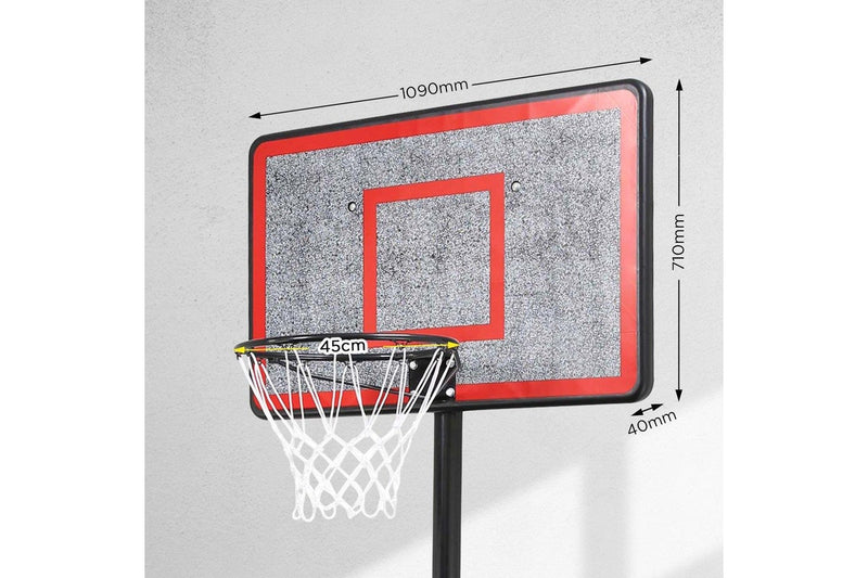 Kahuna Height-Adjustable Basketball Hoop Backboard Portable Stand