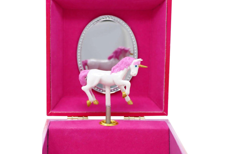 Pink Poppy: Unicorn Butterfly - Musical Jewellery Box (Small)