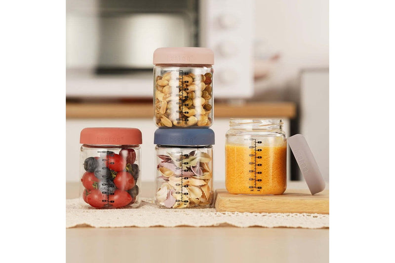 Haakaa: Sealed Glass Storage Jar Set - Mixed (6pc Set)