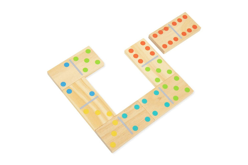 29pc Tooky Toy Kids Children Wooden Domino Blocks Educational Outdoor Lawn Game