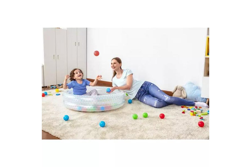 Bestway Splash & Play 91cm Inflatable 2-Ring Ball Pit Pool Kids Children 2y+