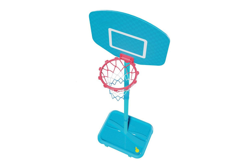 Swingball First Adjustable Basketball Hoop w Light Blue Base Kids 3y+