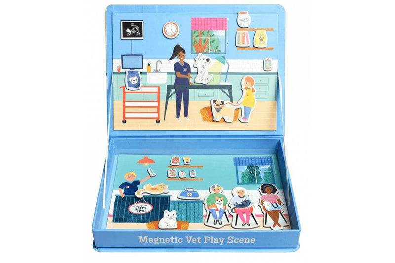 Rex London: Magnetic Vet Play Scene Set - (75 pieces)