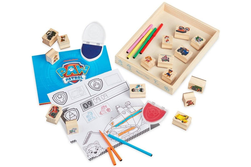 Melissa & Doug: Paw Patrol - Wooden Stamps Activity Set