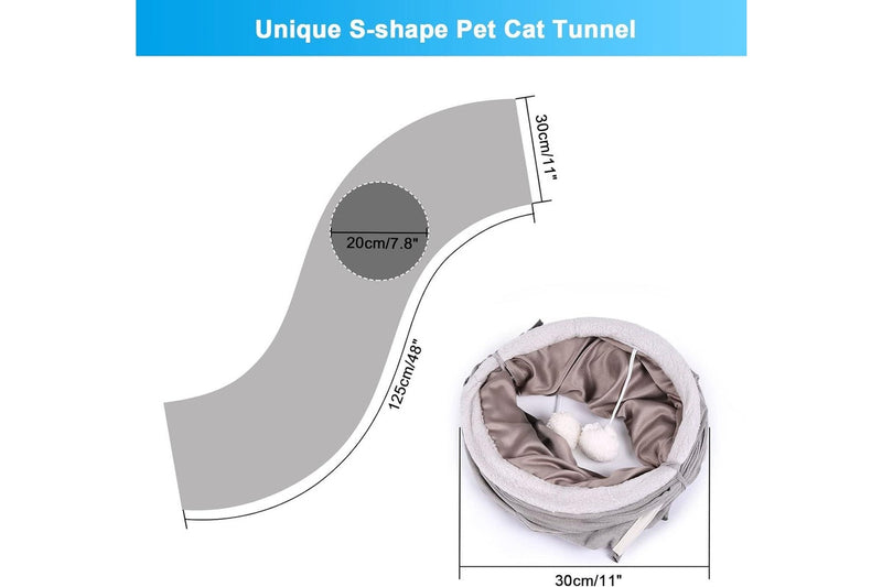 Cat Tunnel Cube 3 Way Tunnels Extend Collapse