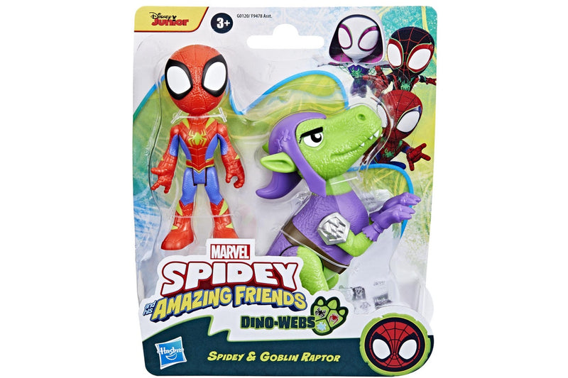 Marvel's Spidey: Dino-Webs - Spidey & Goblin Raptor