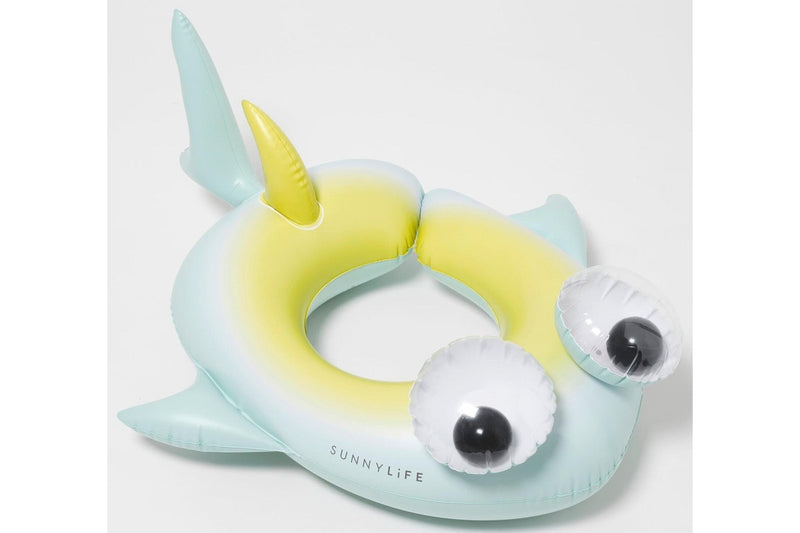 Sunnylife: Kids Tube Pool Ring - Salty The Shark Multi