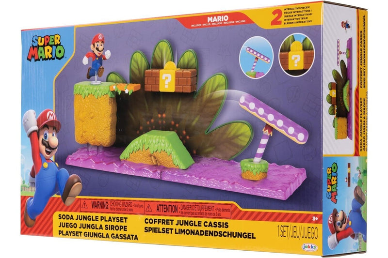 Super Mario: 2.5" Playset - Soda Jungle