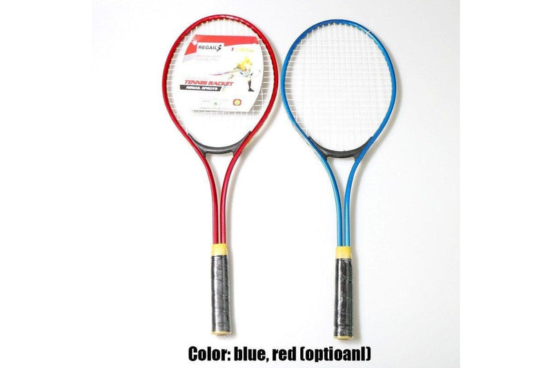 2Pcs Set Teenager's Tennis Racket Red Racquets