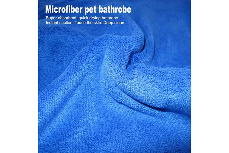 Quick Dry Microfiber Pet Towel - XL (Blue)