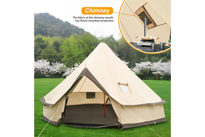 Fraser Country Outdoor 4-Season 4M Glamping Bell Tent (6 to 8 Person)