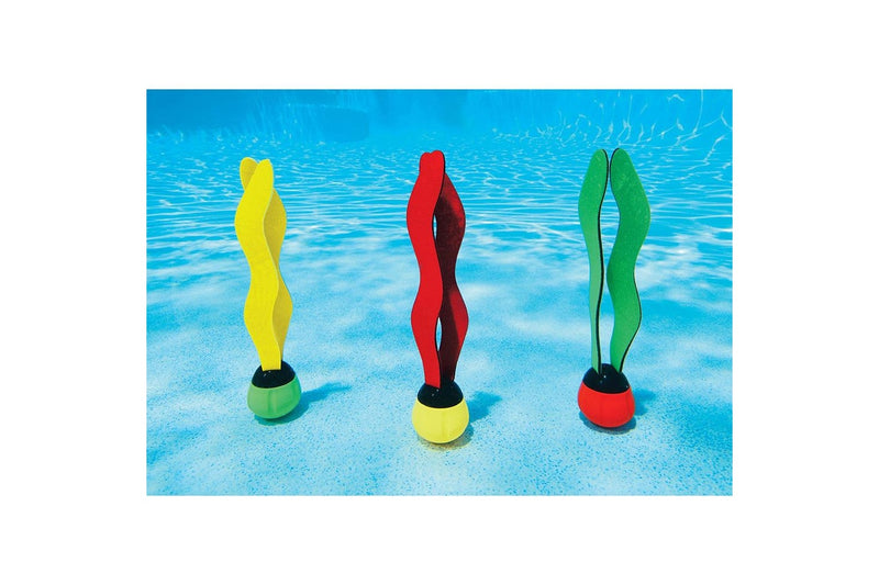 2x 3pc Intex Underwater Swimming Pool Toy Fun Balls Floating Streamer Kids 6y+