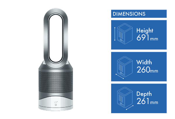 Dyson HP03WS Pure Hot+Cool Link White/Silver