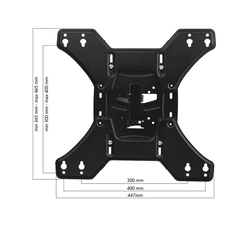 One For All 13-60" Turn90 65kg TV Bracket