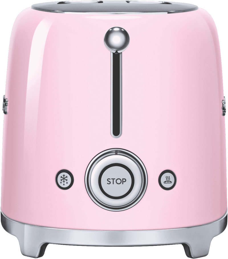 Smeg 50's Style 2 Slice Toaster Pink