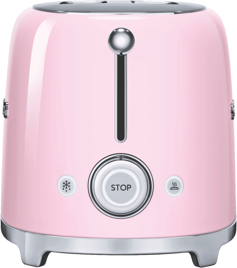 Smeg 50's Style 2 Slice Toaster Pink