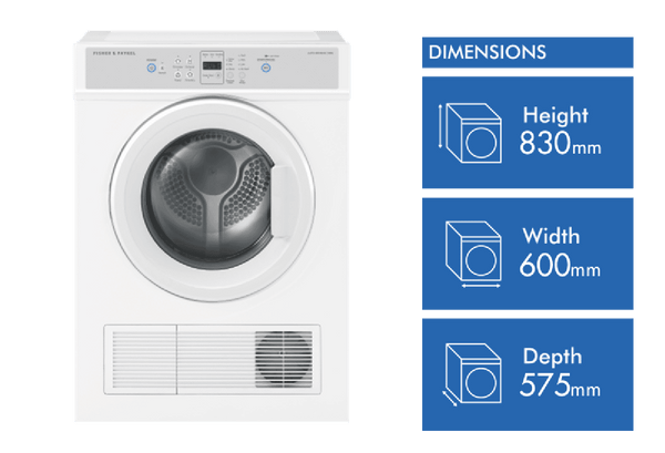 Fisher & Paykel 6kg Sensor Dryer