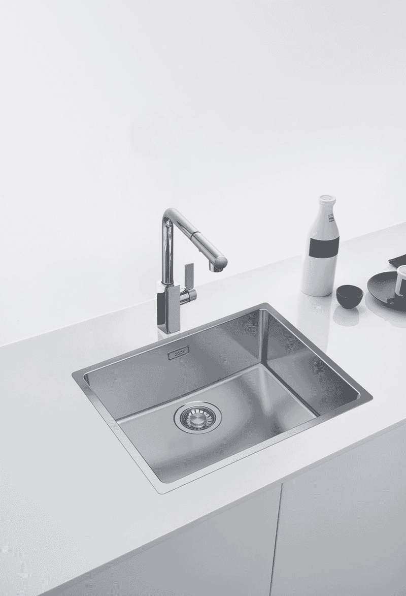 Franke Maris Single 500mm Bowl 3 Way Install Stainless Steel Sink HOF, WWK, FASTFIX, BOXED