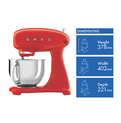 Smeg Mixer 50's Style -Red