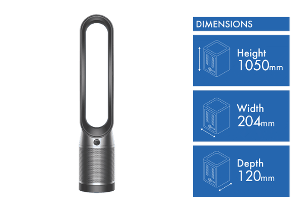 Dyson TP07 Pure cool Tower Fan Black/Nickel