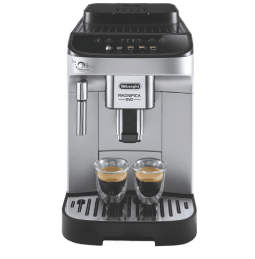 DeLonghi Magnifica Evo Fully Automatic Coffee Machine Silver Black