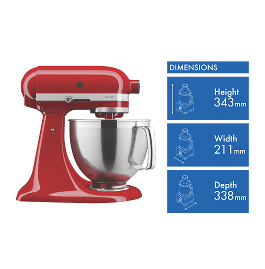 KitchenAid Artisian Stand Mixer Empire Red