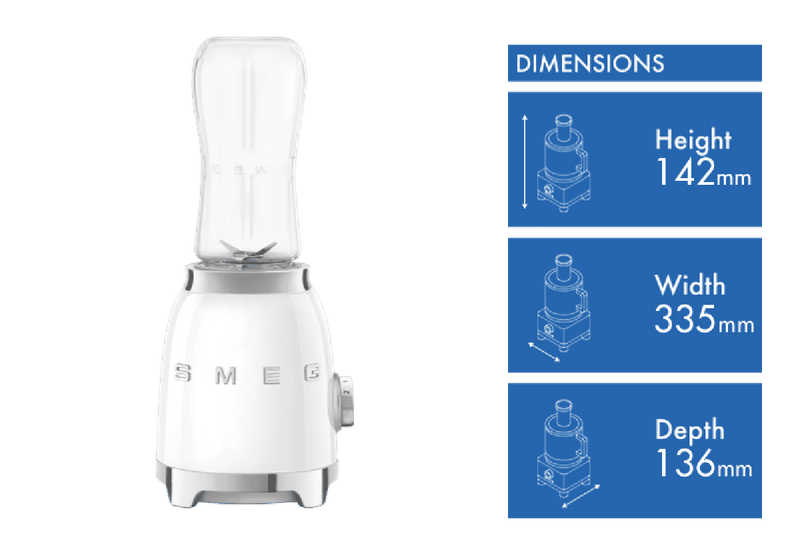 Smeg Personal Blender 50's Style White