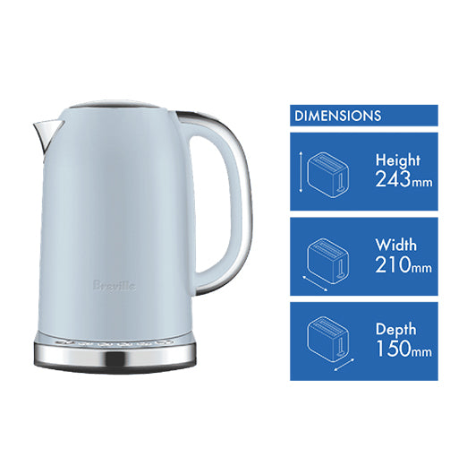 Breville The Temp Set Kettle Pale Dusky Blue