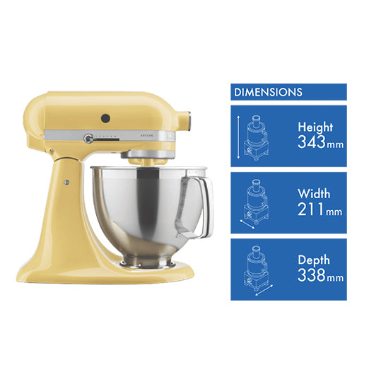 KitchenAid Artisan Tilt Head Stand Mixer Majestic Yellow