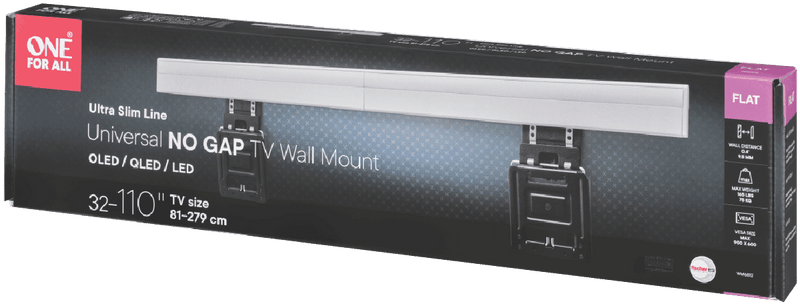 One For All Universal Ultraslim TV wall mount (Upto 110")