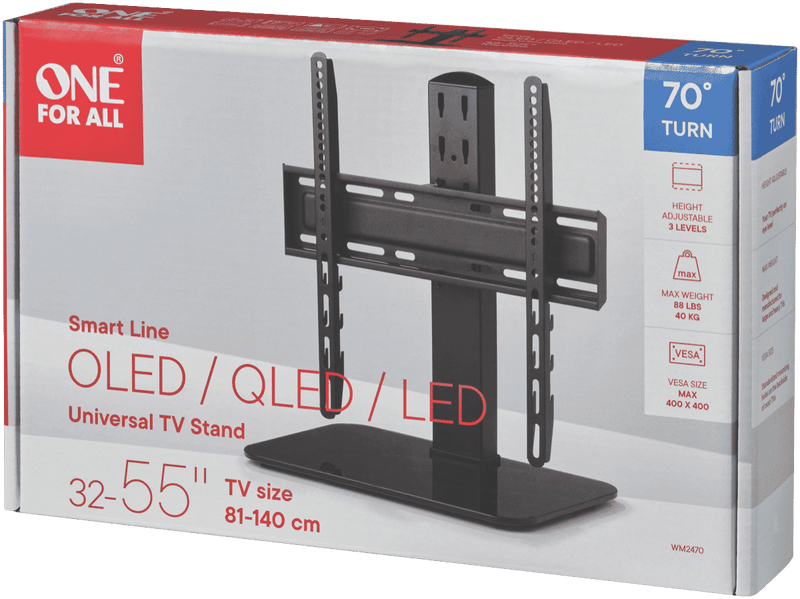 One For All Universal Tabletop TV Stand (Upto 55")