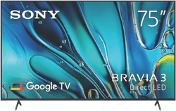 Sony 75" BRAVIA 3 4K HDR Google TV 24