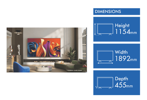 Hisense 85" Q6NAU 4K QLED Smart TV 24