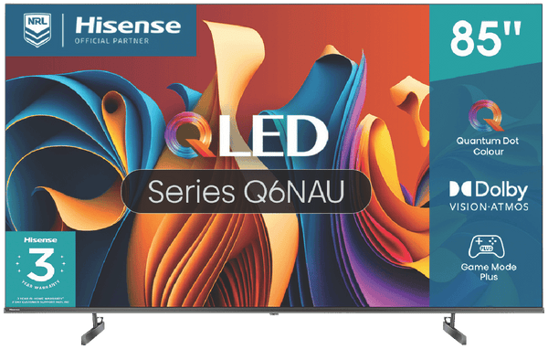 Hisense 85" Q6NAU 4K QLED Smart TV 24