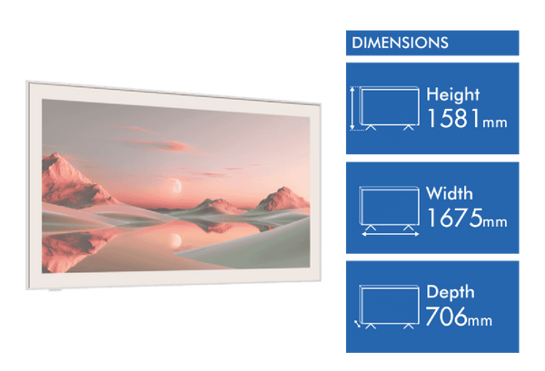 TCL 75" A300W NXTFRAME TV 2024