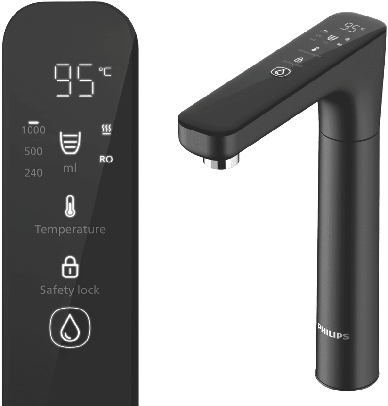 Philips RO Tap Station with Heating Black