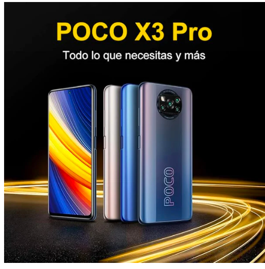 Poco X3 Pro | 128GB 6GB RAM | Factory Unlocked (GSM ONLY | Not Compatible with Verizon/Sprint/Boost) | International Version (Phantom Black)