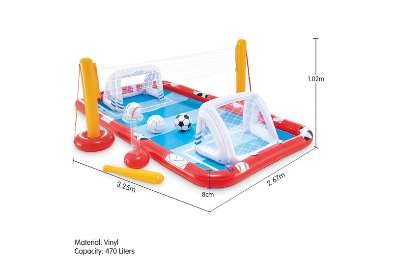 Intex 57147NP Action Sports Play Centre Soccer Volleyball Baseball